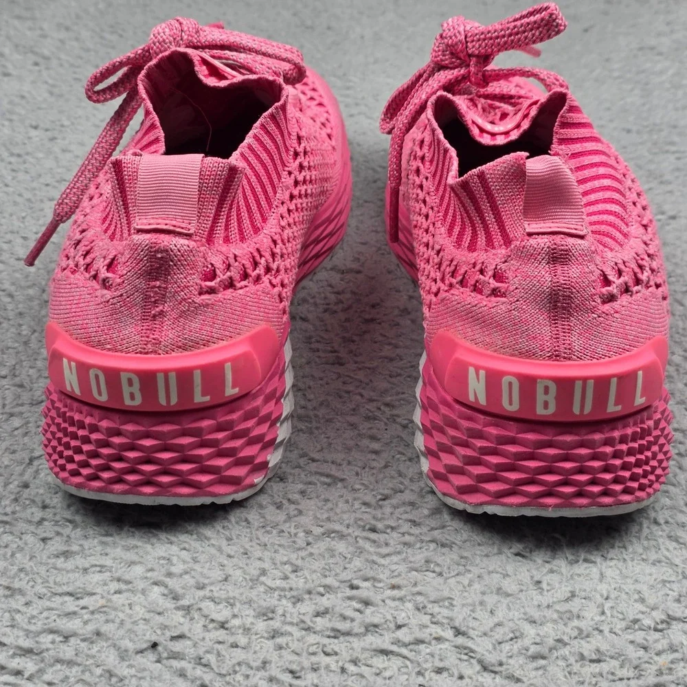 NOBULL Knit Runner Womens 13.5 Mens 12 Pink Training Running Shoes